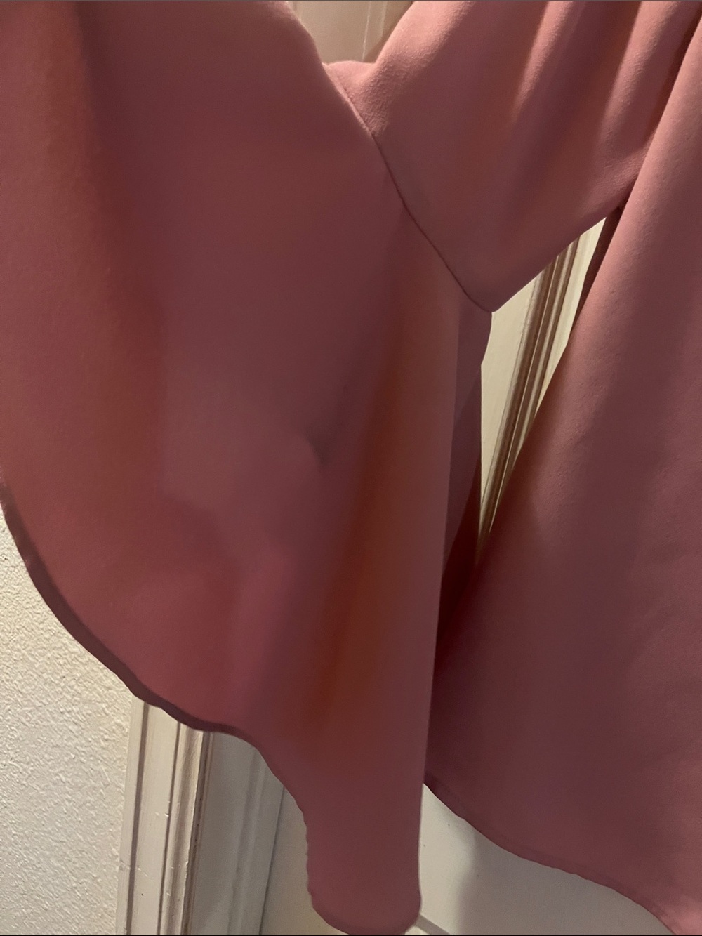 Ted Baker Juula waterfall sleeve Dusty Pink Blouse - Picture 5 of 9
